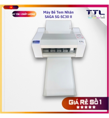 Máy Cắt Bế Decal Tem Nhãn - Saga SG-SC30 II