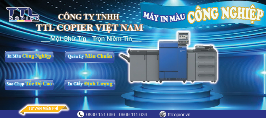 Máy in màu công nghiệp Konica Minolta bizhub PRESS C1085